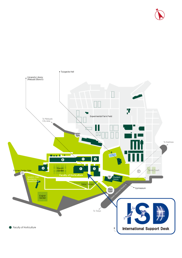 Matsudo Campus Map